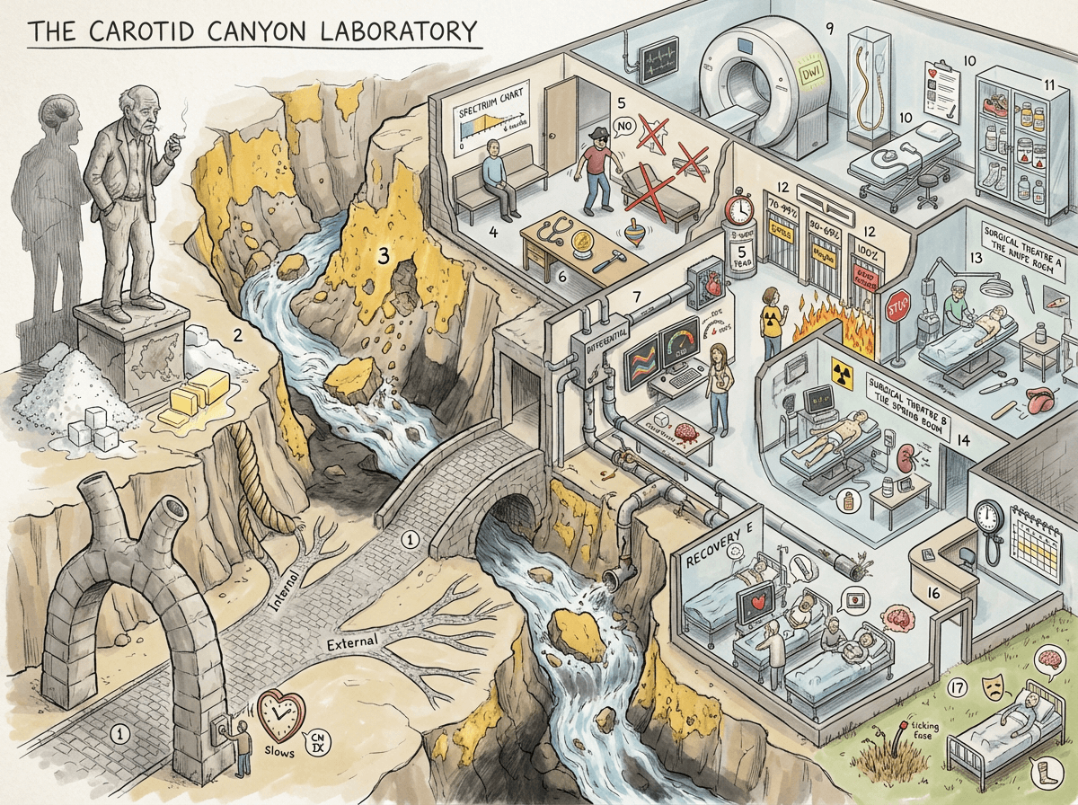Sketchy memory palace for Carotid Artery Stenosis