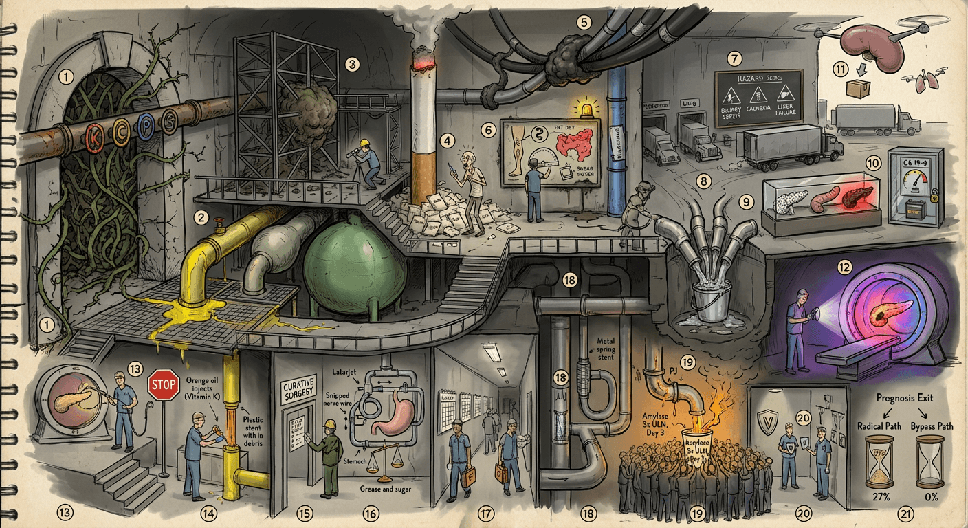 Sketchy memory palace for Pancreatic Cancer
